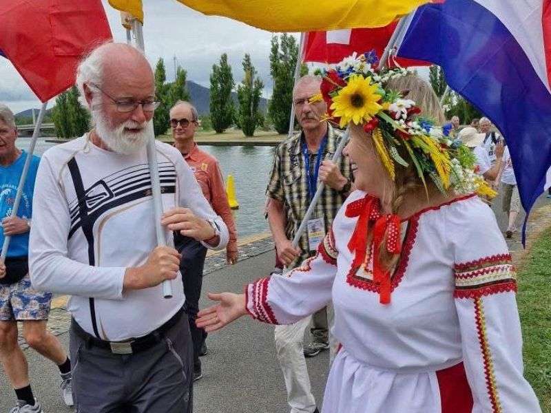 German Russian a man and woman in traditional clothing